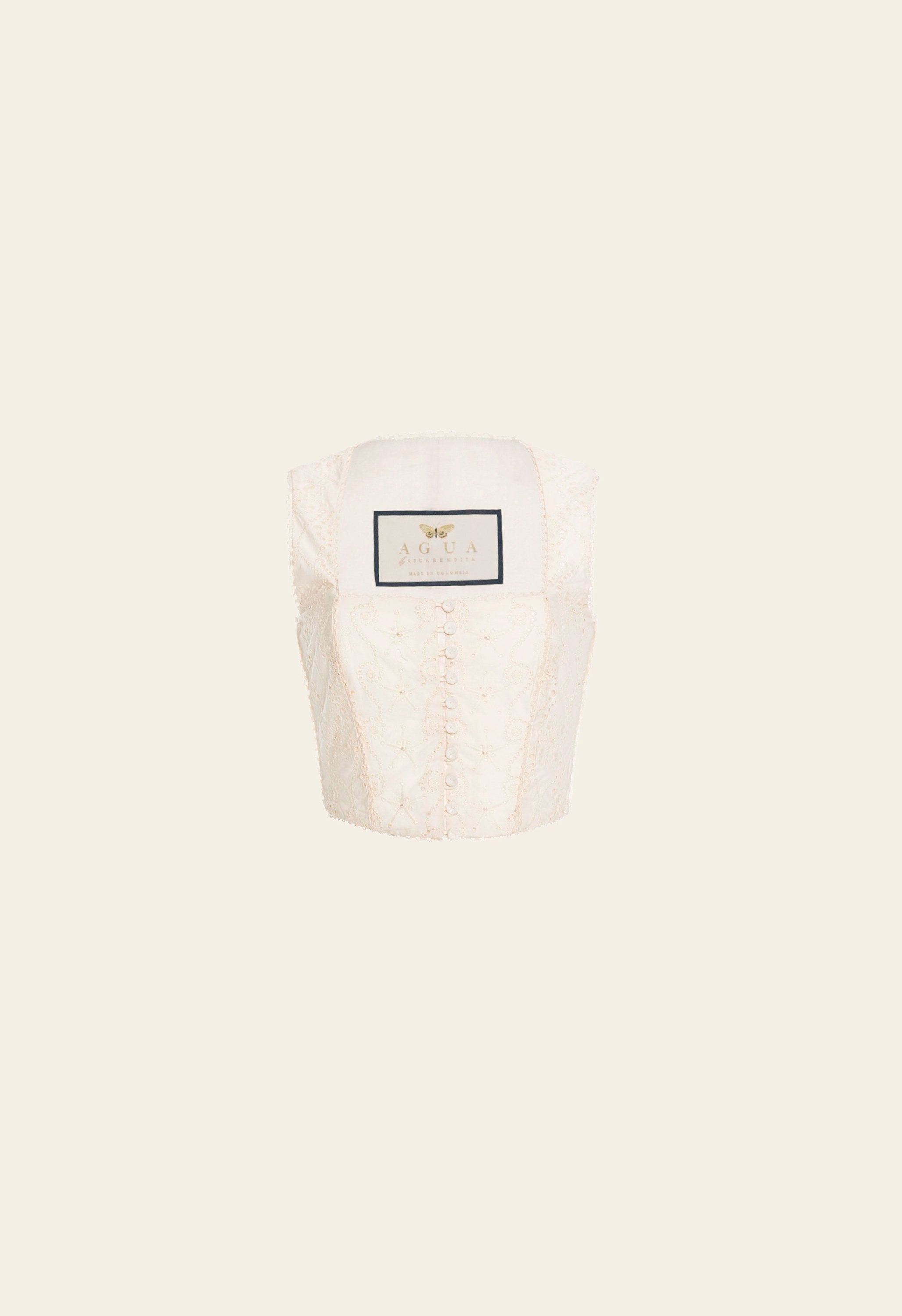 Cornalina Playa Cropped Top - Ver producto