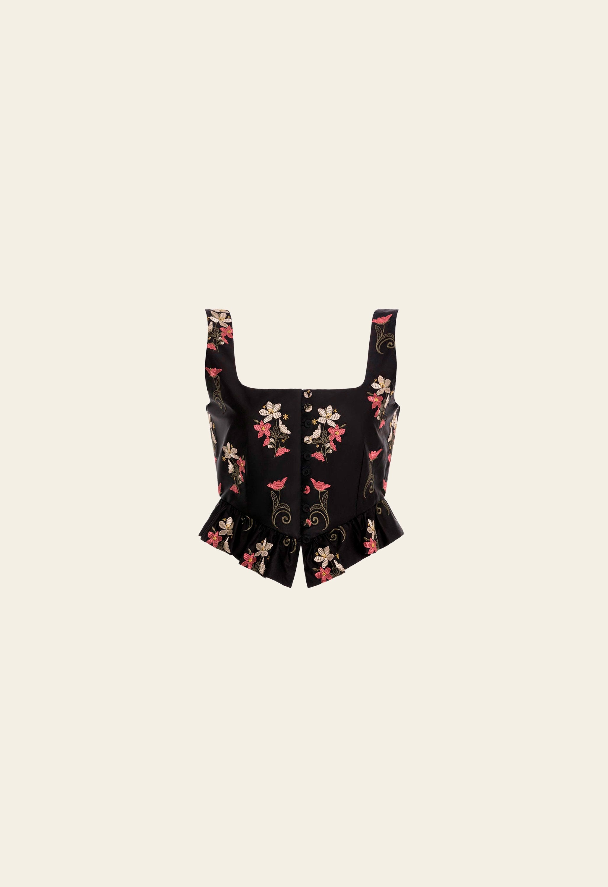 Eslabon Noche Cropped Top - Vista 1