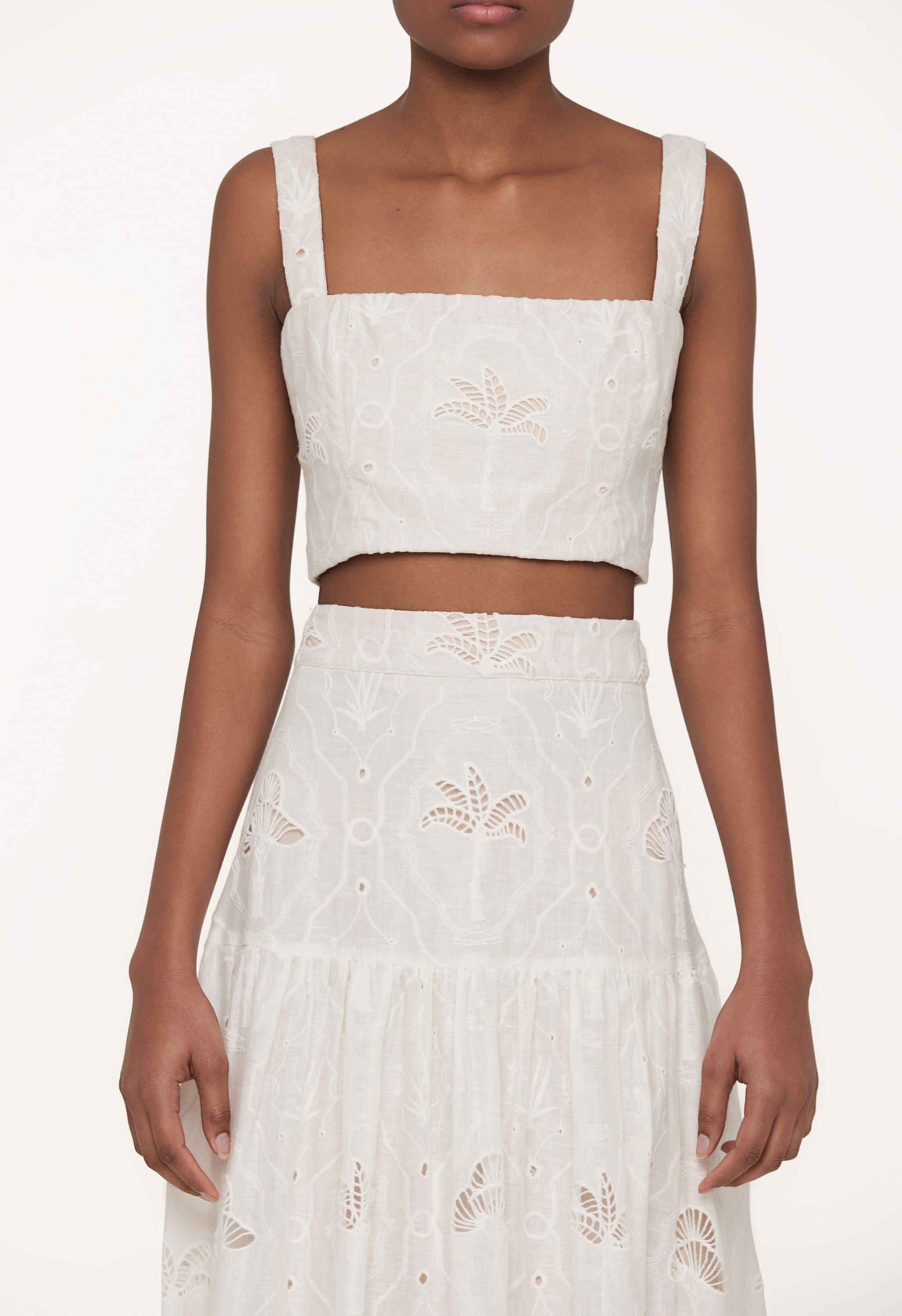 Cacao-Cocora-Eyelet-Linen-Cropped-Top-12240