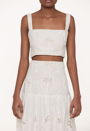 Cacao-Cocora-Eyelet-Linen-Cropped-Top-12240