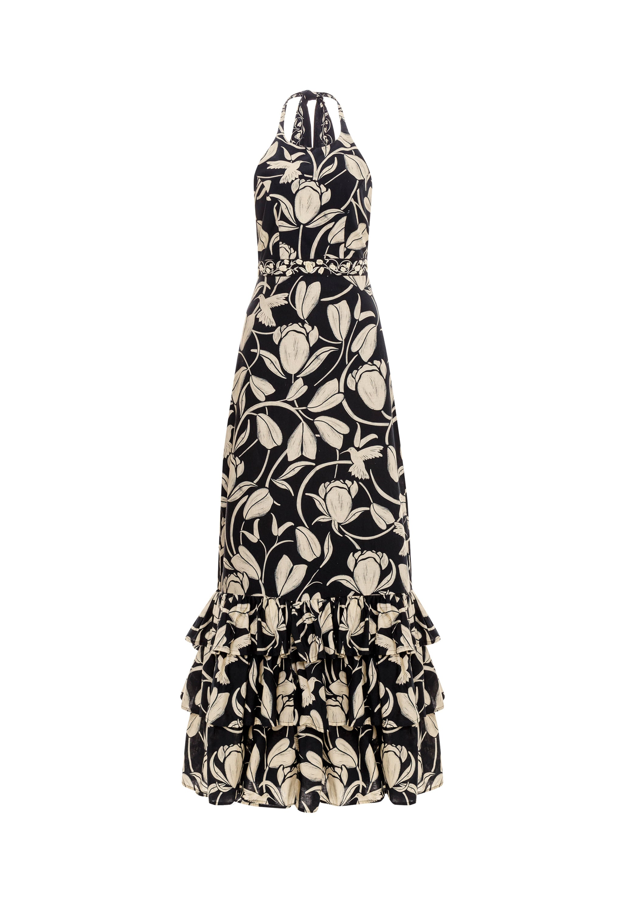Magnolia-Flora-Hand-Embroidered-Linen-Maxi-Dress-12058-HOVER