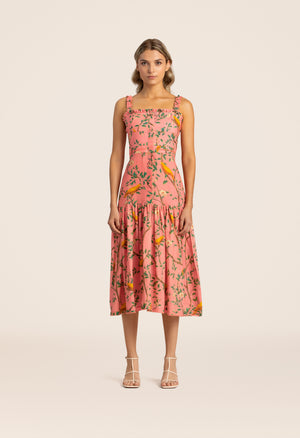 Nispero-Canarios-Pink-Midi-Dress-8365