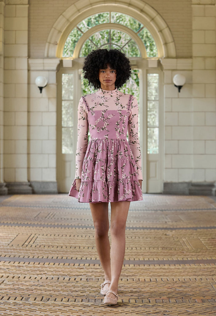 Lima Wisteria Mini Dress