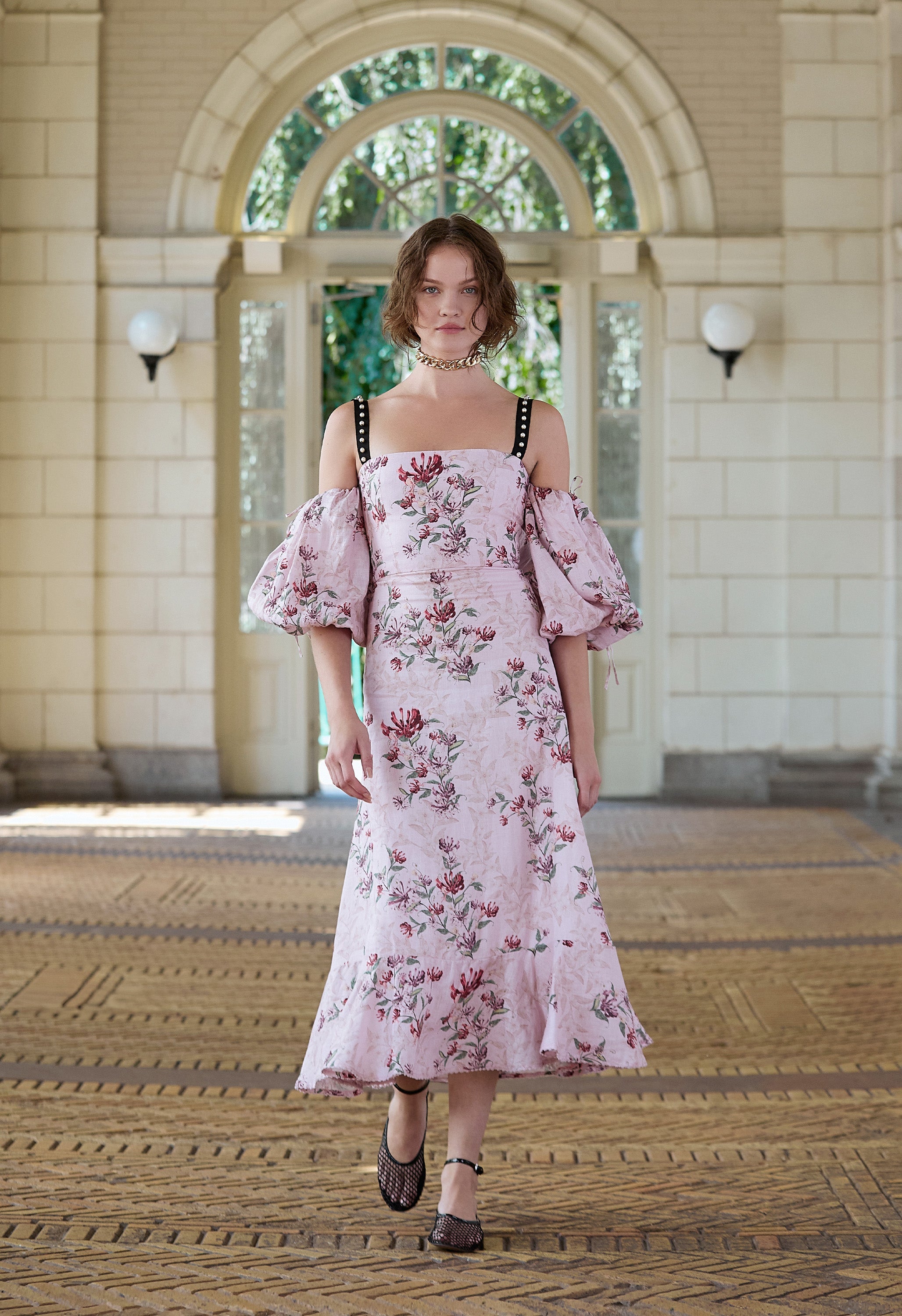 Mercedes Honeysuckle Midi Dress | Agua by Agua Bendita AGUA by Agua Bendita US Mercedes Honeysuckle Midi Dress | Agua by Agua Bendita AGUA by Agua Bendita US
