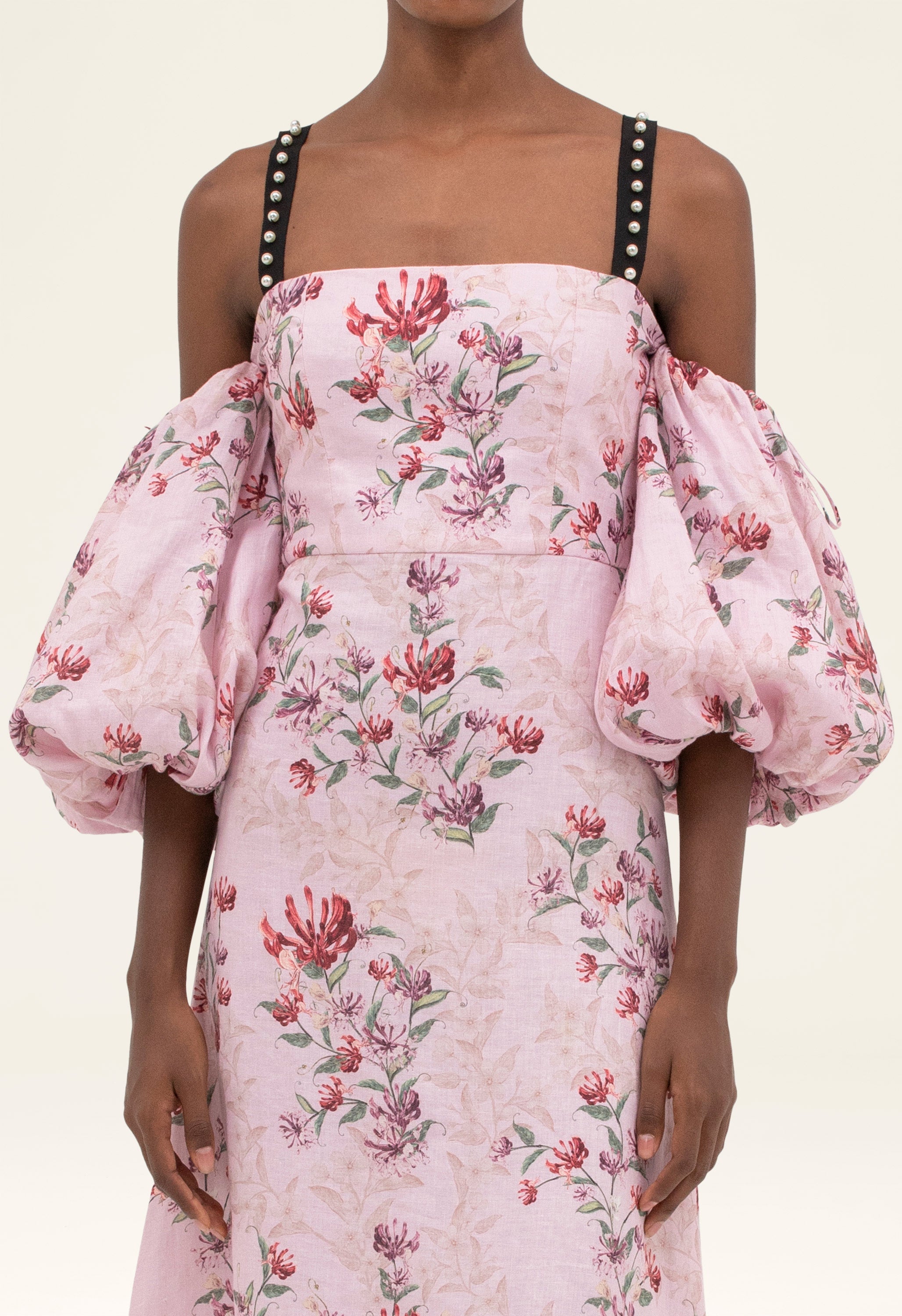 Mercedes Honeysuckle Midi Dress | Agua by Agua Bendita AGUA by Agua Bendita US Mercedes Honeysuckle Midi Dress | Agua by Agua Bendita AGUA by Agua Bendita US