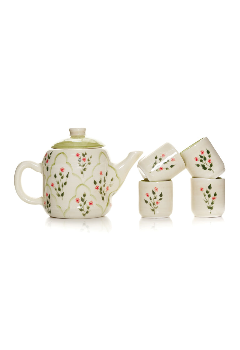 Hand-Illustrated-Floral-Tea-Set-13927-1 - 1