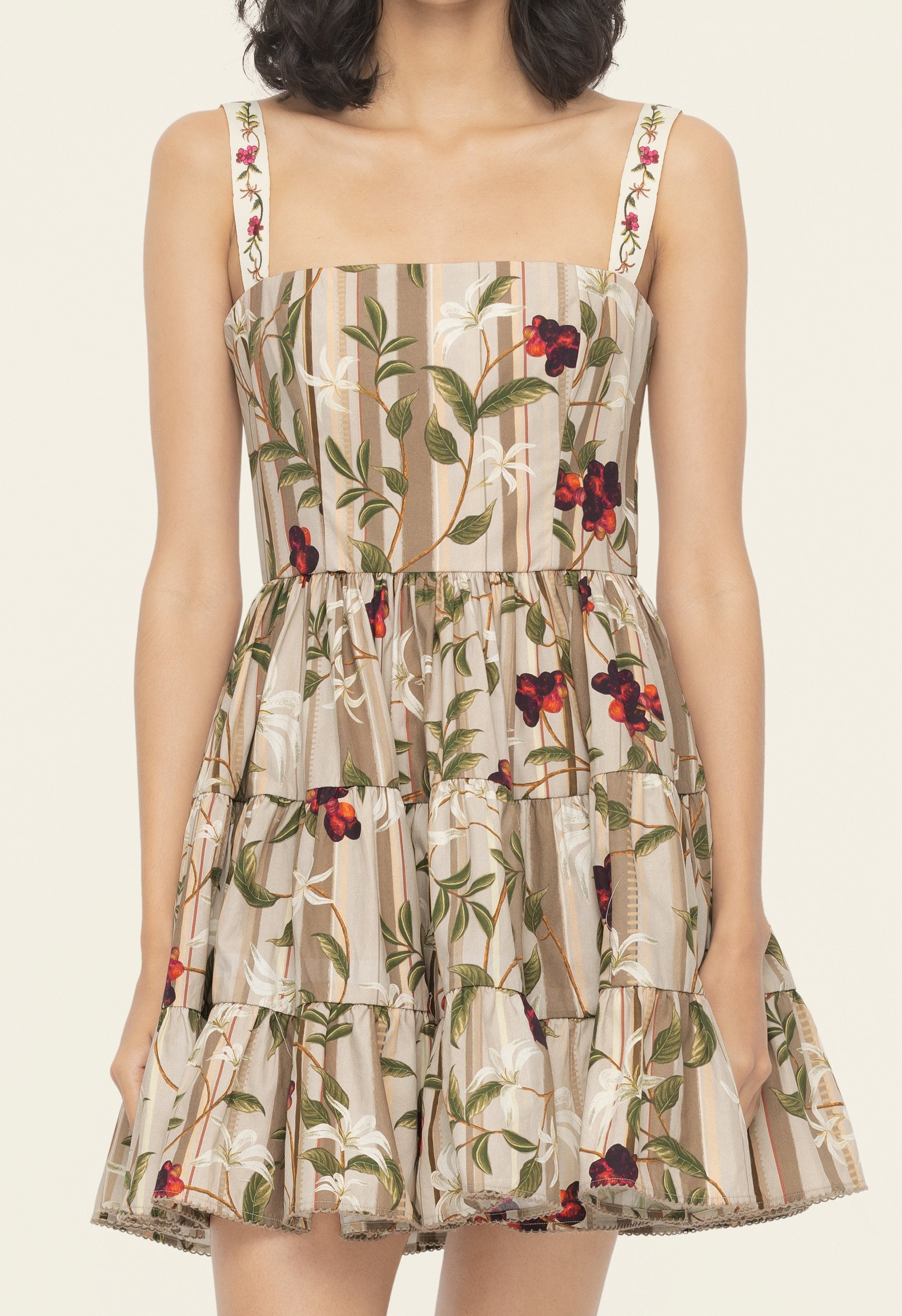 Lima Caf Mini Dress AGUA by Agua Bendita US Lima Caf Mini Dress AGUA by Agua Bendita US