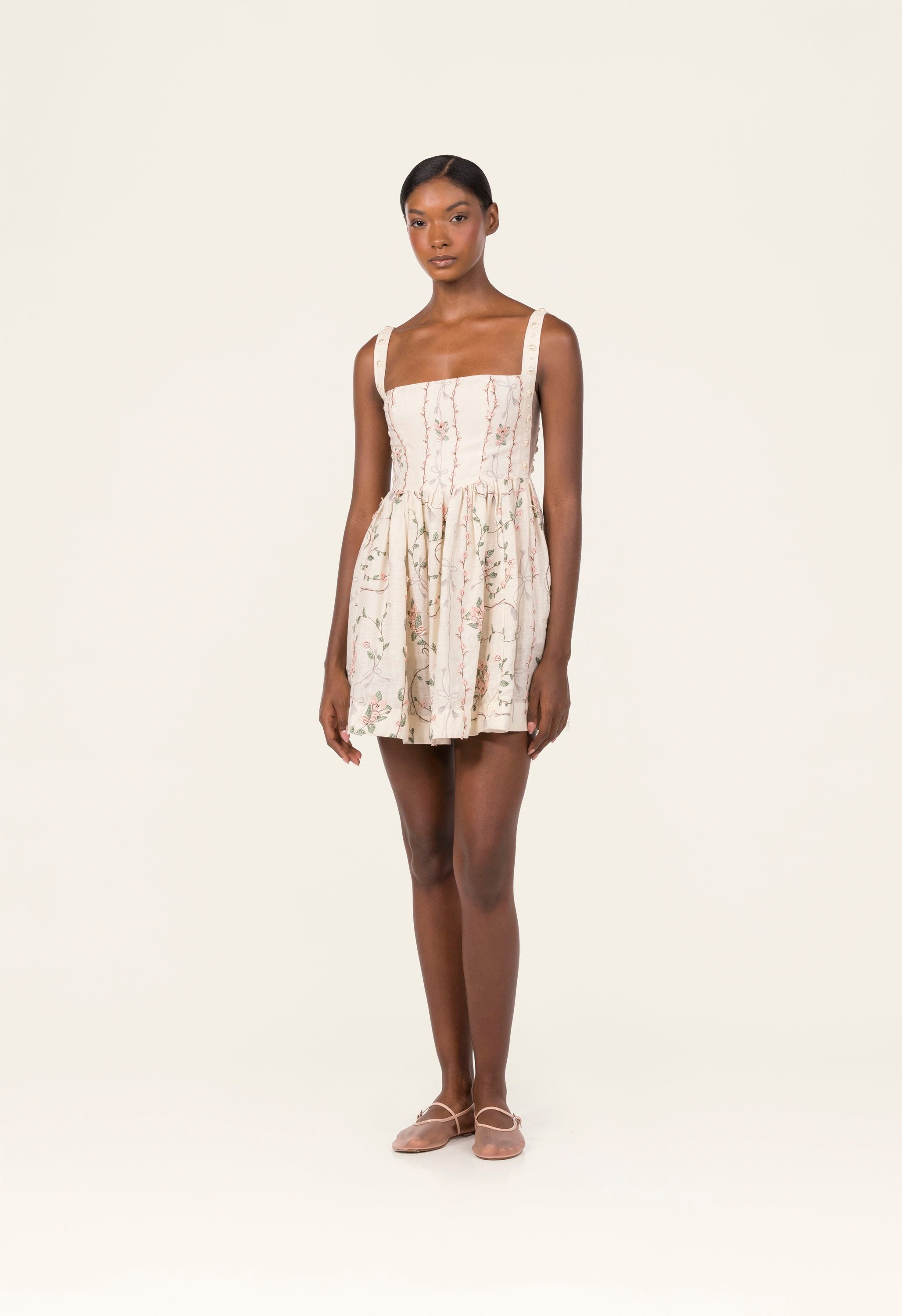 sapucai cultivo mini dress Agua By Agua Bendita Sapuca Cultivo Mini Dress | White
