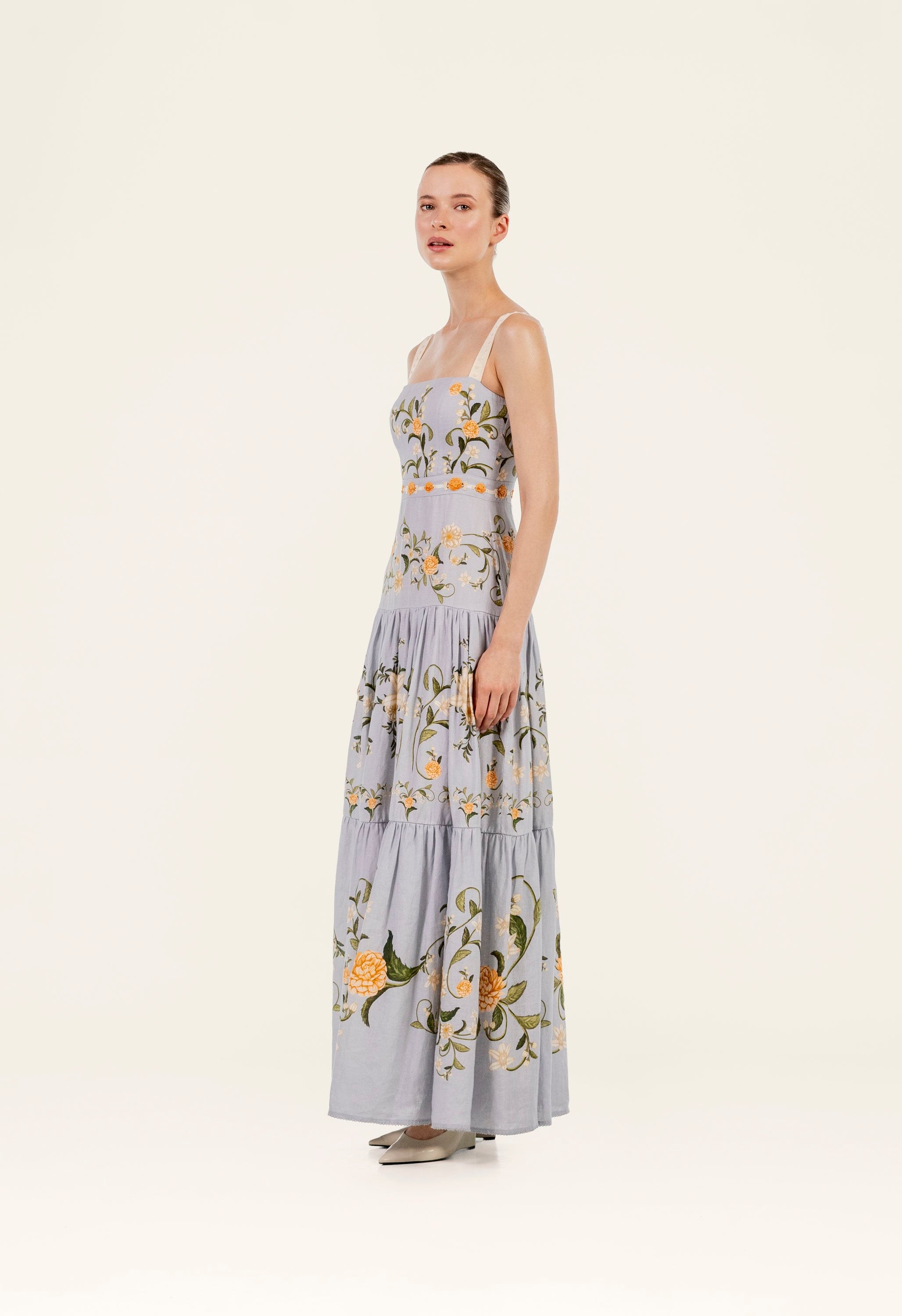 balos lima floral maxi dress easy, breezy, the balos lima floral maxi dress
