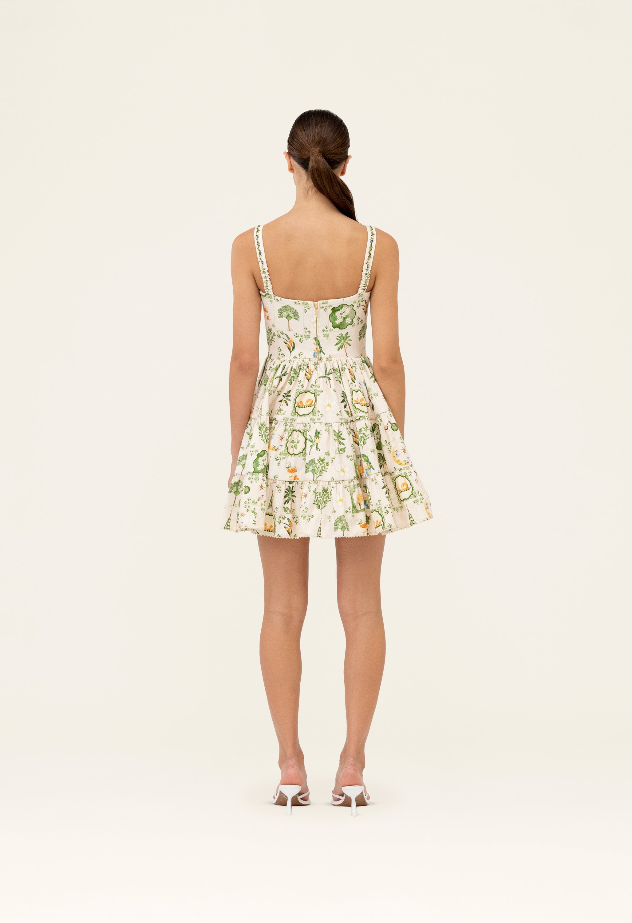 lima chivas embroidered linen mini dress by aqua Agua by Agua Bendita | Dresses | Agua By Agua Bendita Lima Mini Chivas Embroidered Linen Mini Dress
