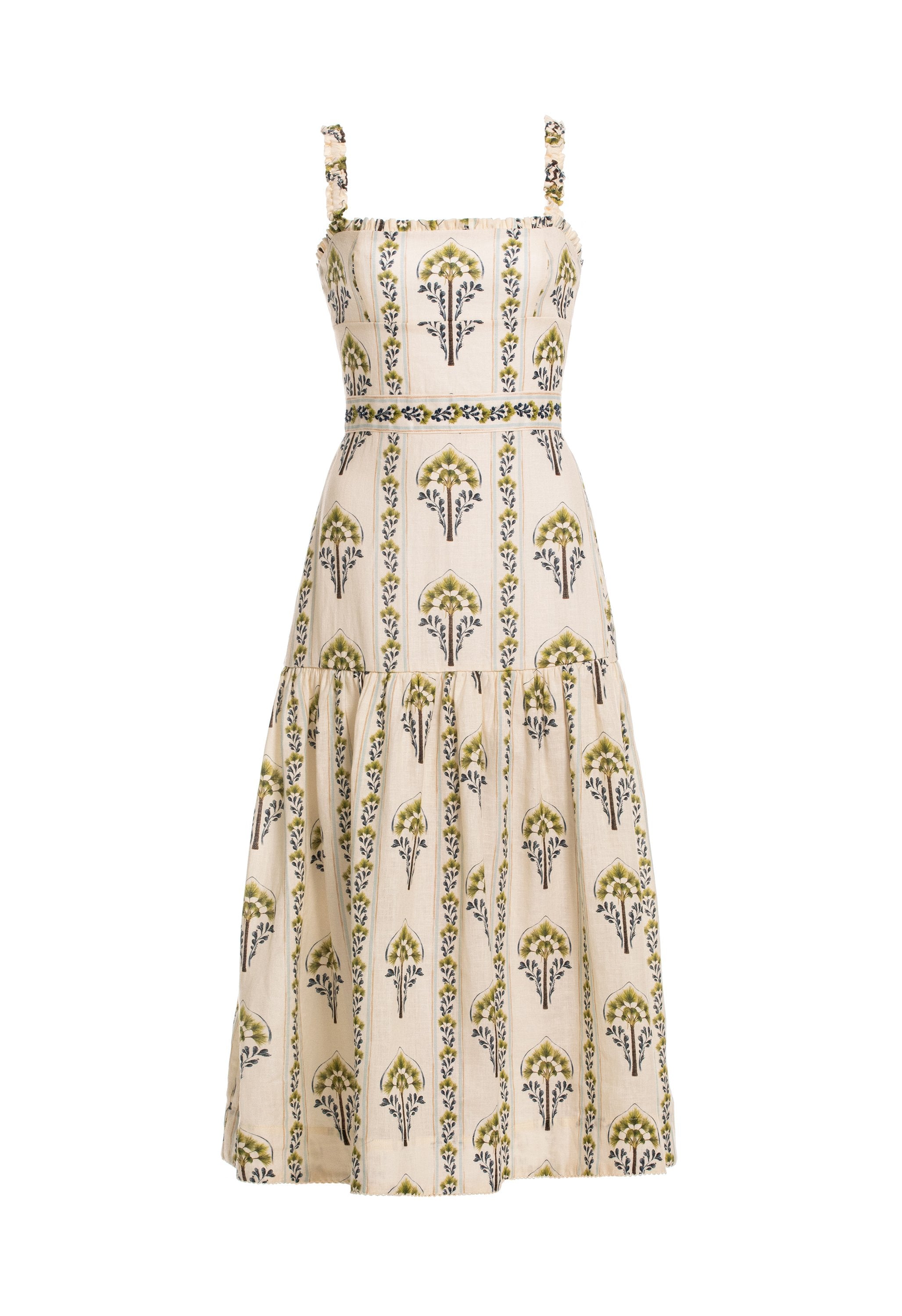 agua by agua bendita nispero midi dress Agua Bendita Women's Nispero Moriche Midi Dress
