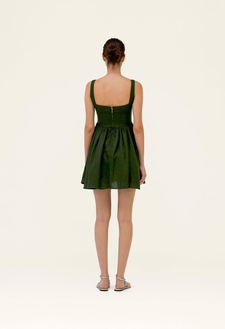 Hierbabuena Gardenia Mini Dress | Agua by Agua Bendita