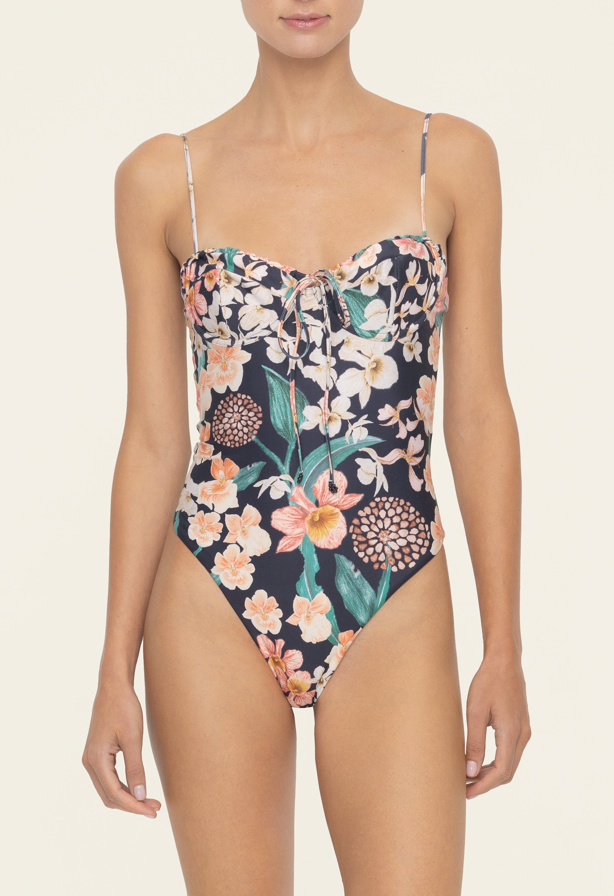 ワンピース Ballerina classic elegant one piece Sunseeker Zena Ballerina One Piece Black