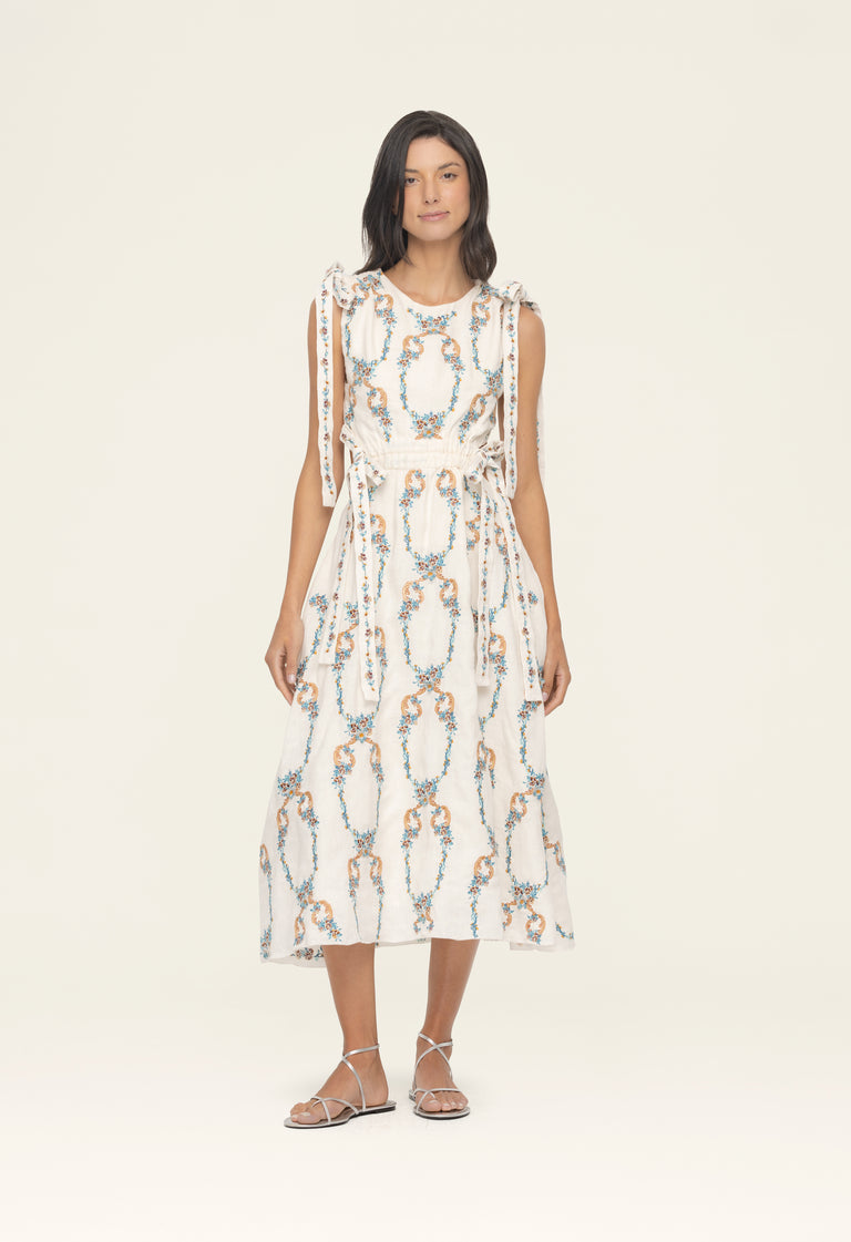 Guaguanco-Florero-Midi-Dress-15031 - 2