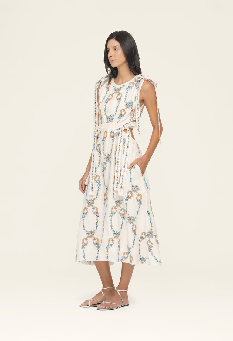 Guaguanco-Florero-Midi-Dress-15031 - 1