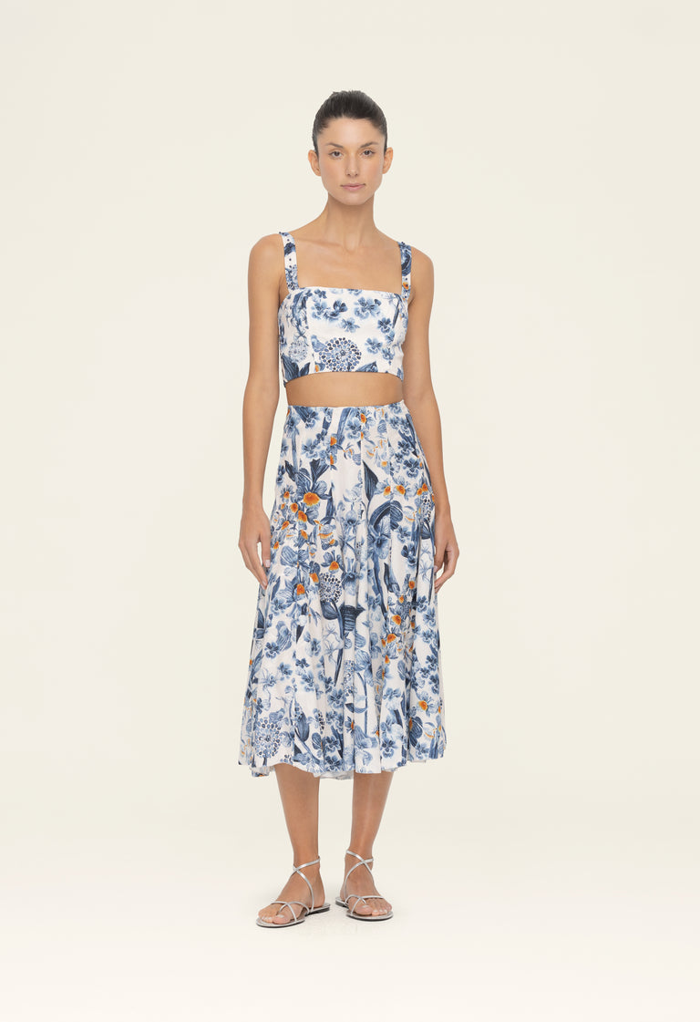 Mimosa-Petalo-Midi-Skirt-14958 - 2