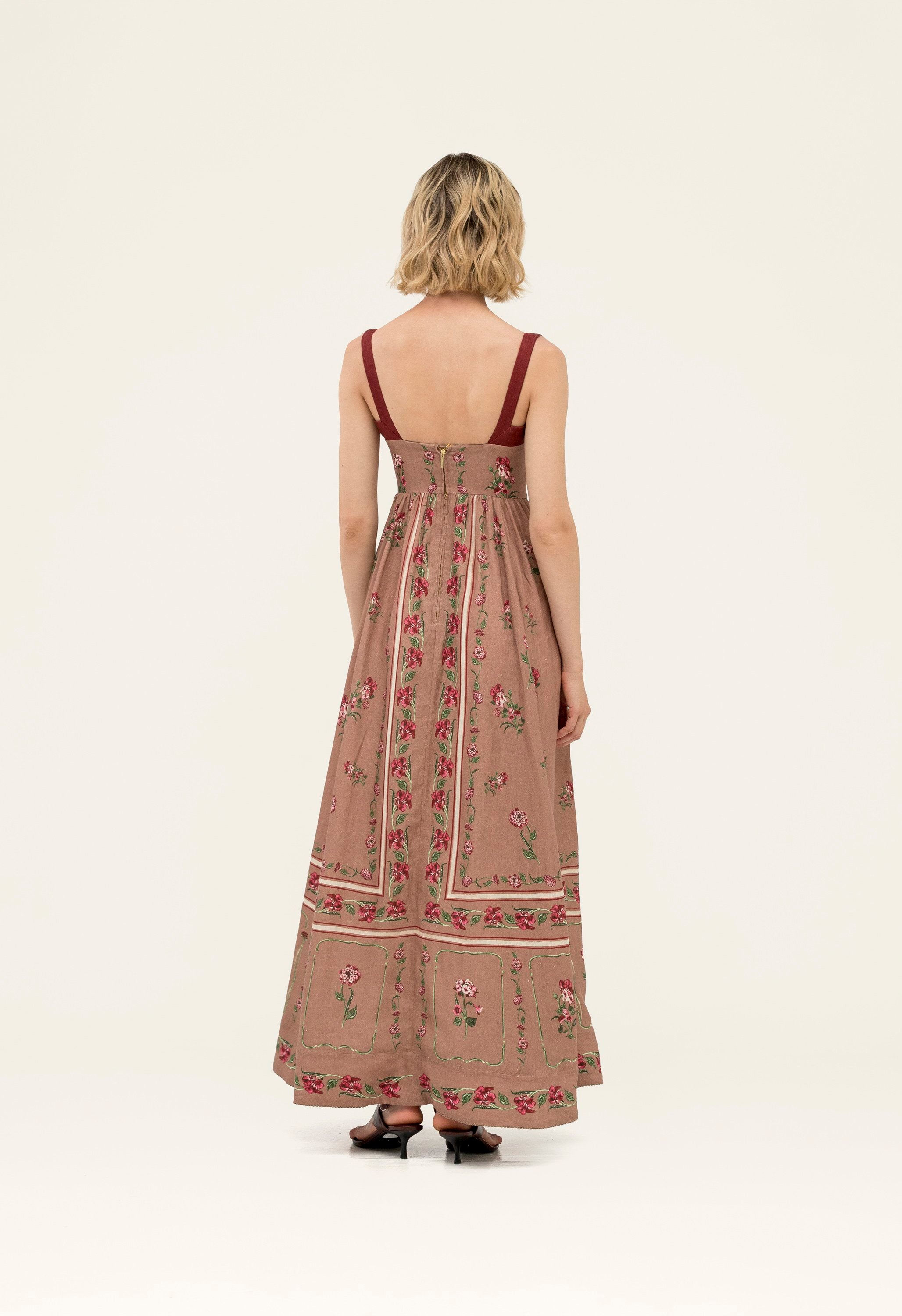 agua by agua bendita naranja maxi dress Agua By Agua Bendita Naranja Maxi Dress worn by Margaret (Nicole Kidman) as seen in Expats (S01E02)