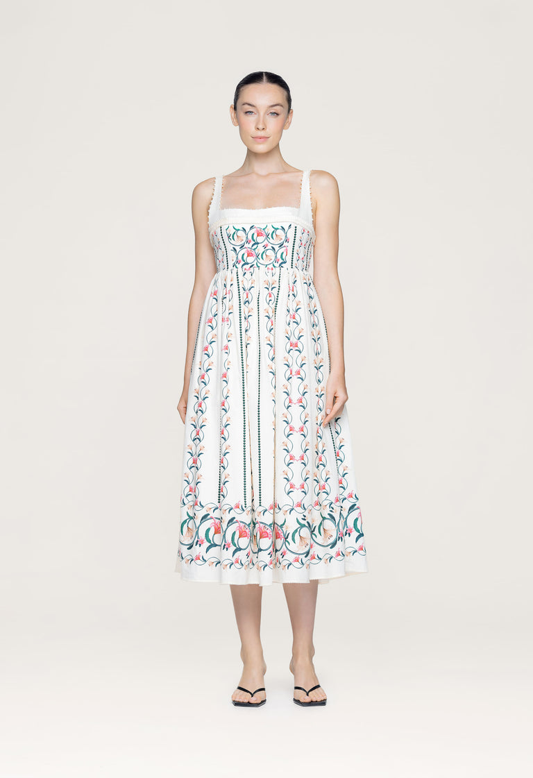 Barbara-Rocio-Embroidered-Midi-Dress-13392-1 - 1