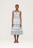 Thumbnail - Barbara-Ventura-Cotton-Hand-Embroidered-Midi-Dress-12669-1 - 1