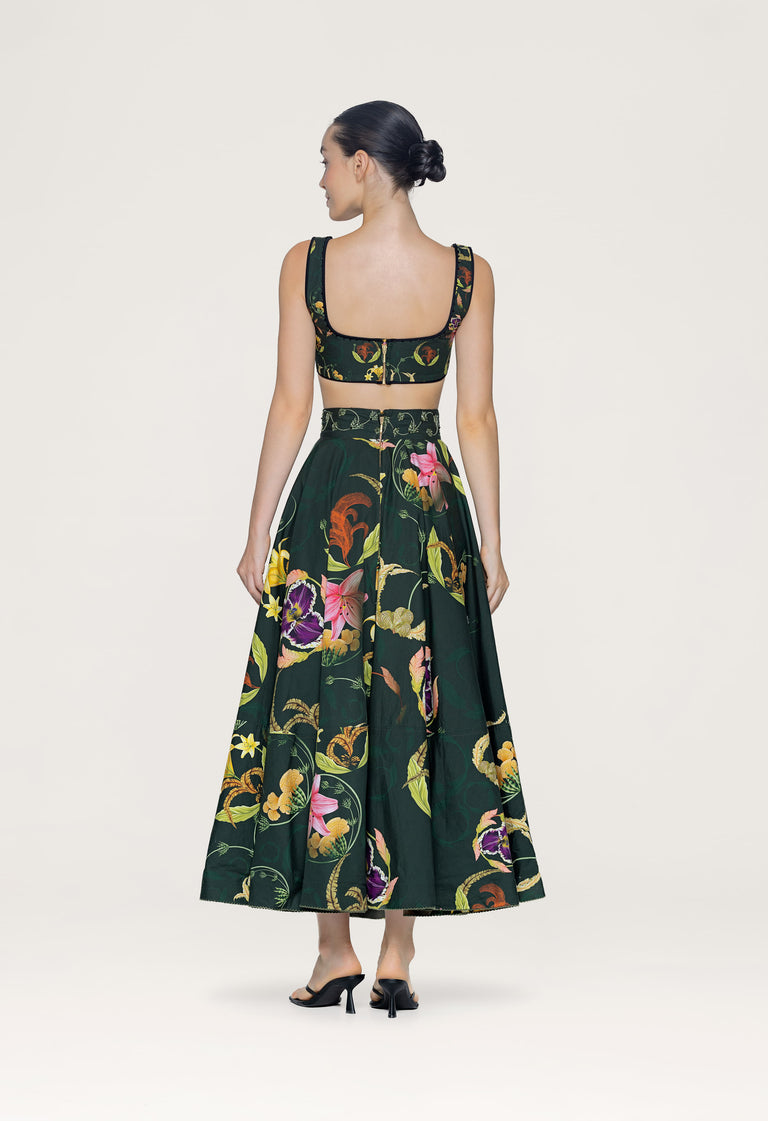 Bergamota-Marina-Embroidered-Maxi-Skirt-13388-2 - 2
