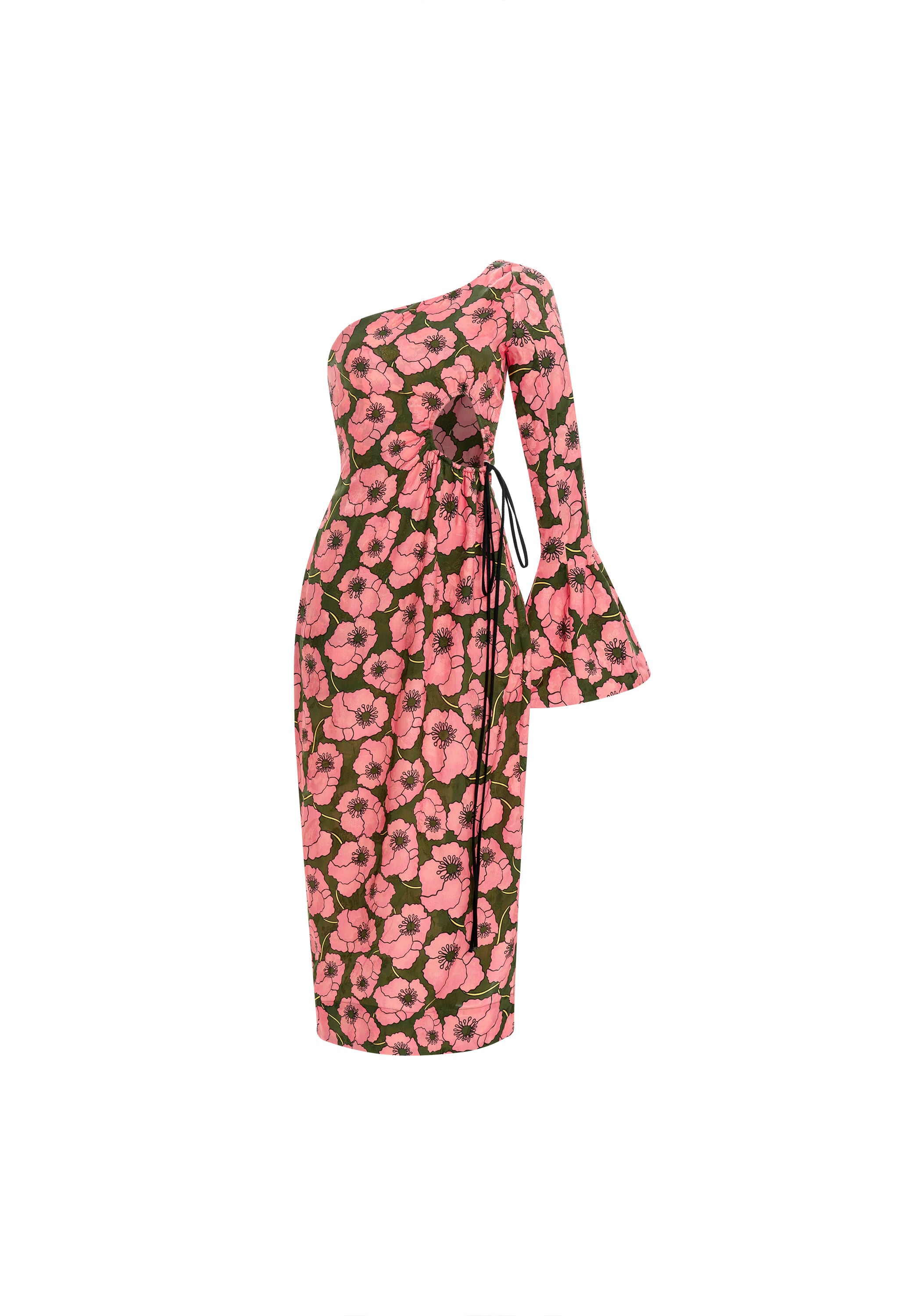 Cadillo-Botanico-Rosa-Viscose-Jacquard-Maxi-Dress-11243-HOVER