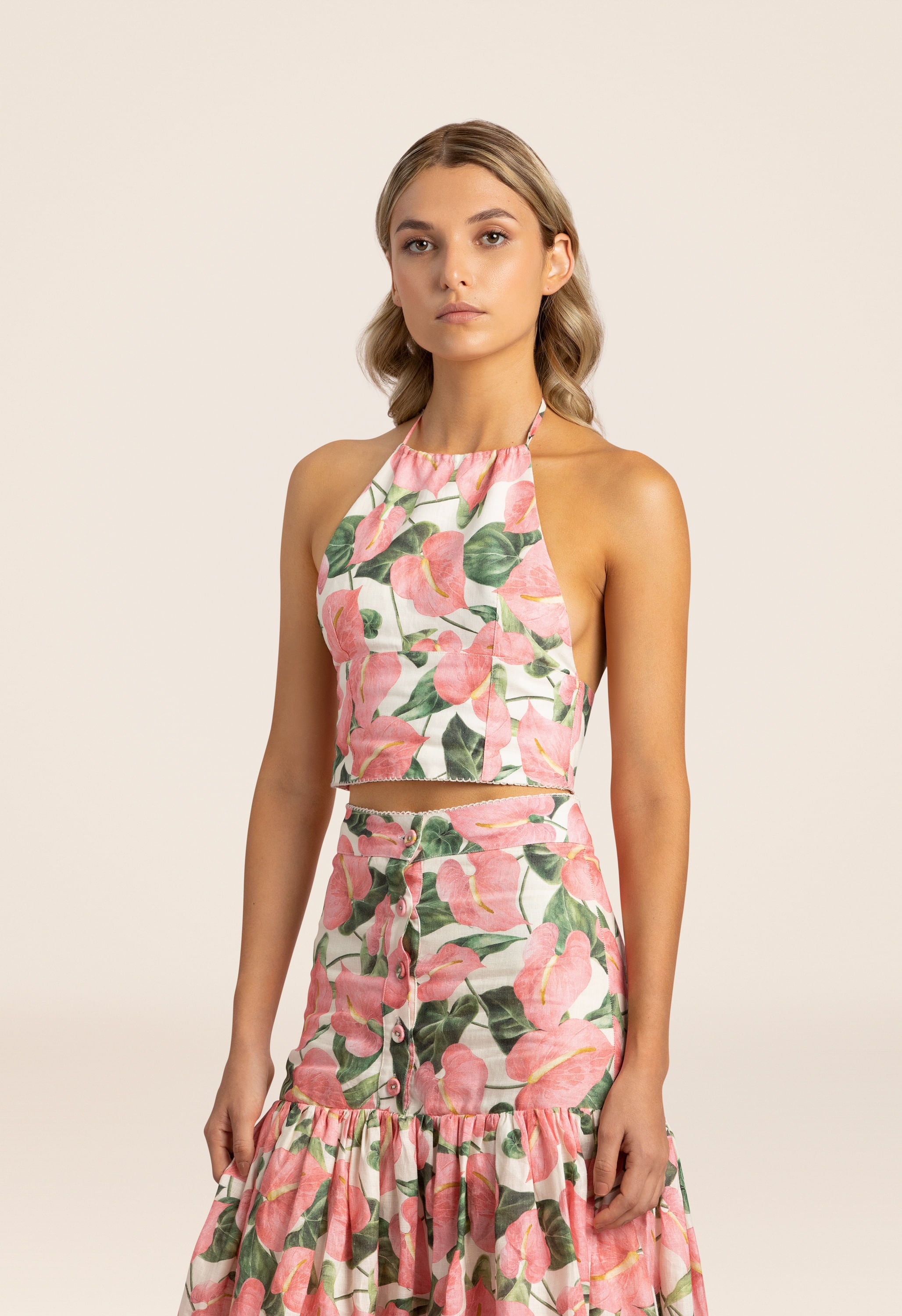 Castana-Anturios-Ivory-Cropped-Halter-Top-8381