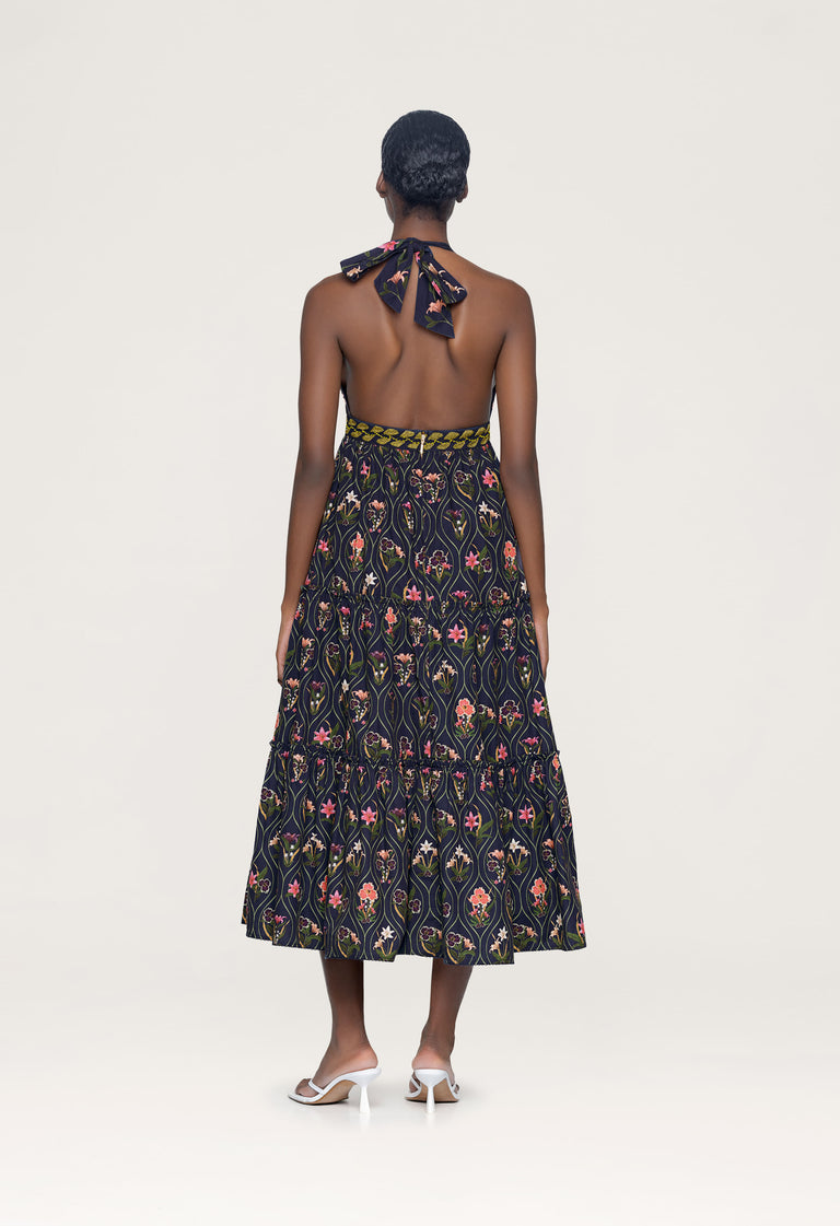 Consuelo-Pacifico-Embroidered-Midi-Dress-13396-2 - 2