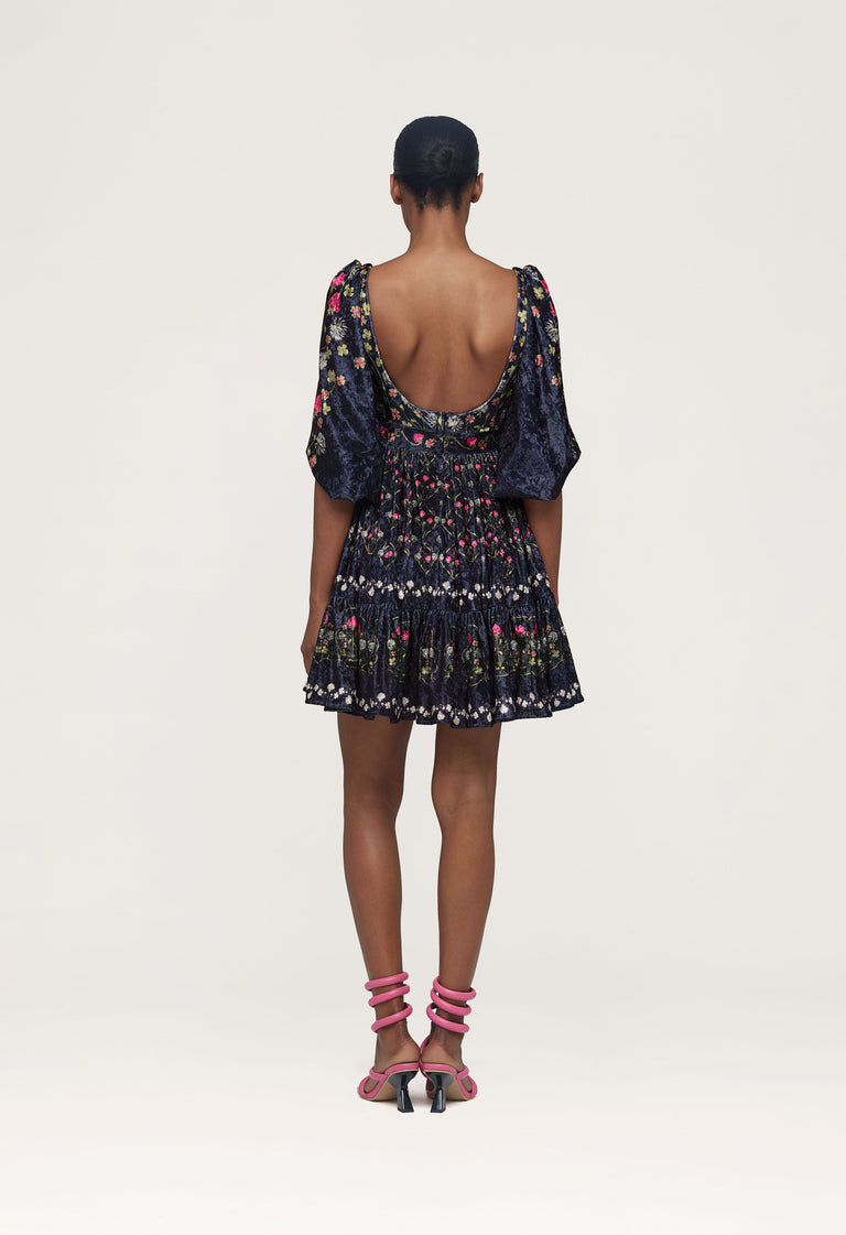 Delirio-Trebol-Hand-Embroidered-Cotton-Mini-Dress-12673-2 - 2