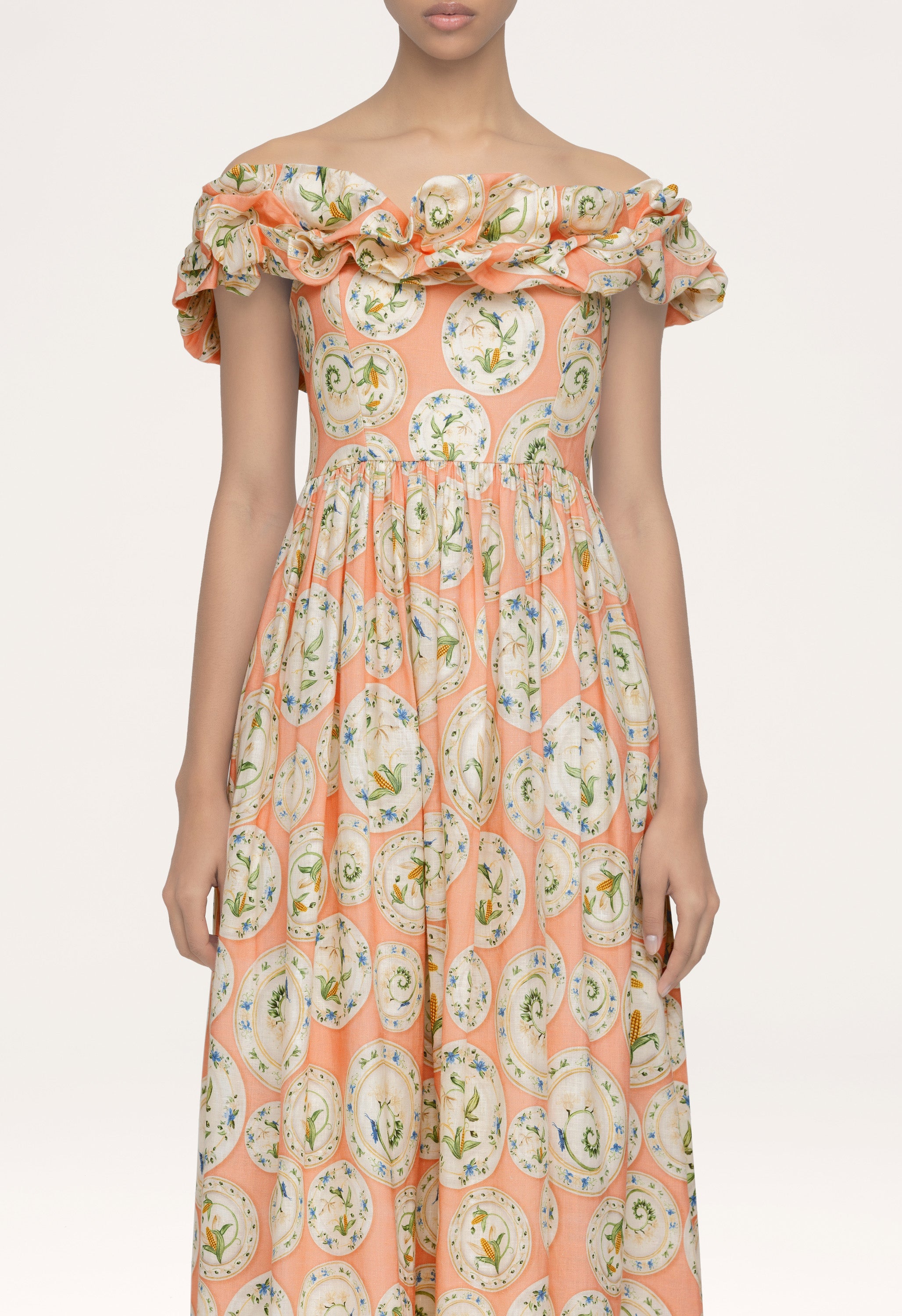 agua by agua bendita espliego floral cotton maxi dress Agua by Agua Bendita Espliego floral cotton maxi dress Agua by Agua Bendita