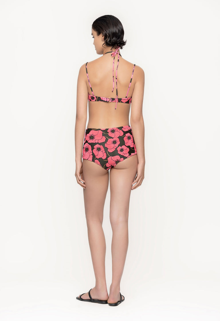 Geranio-Botanico-Rosa-Hand-Embroidered-Bikini-Bottom-11241 - 2