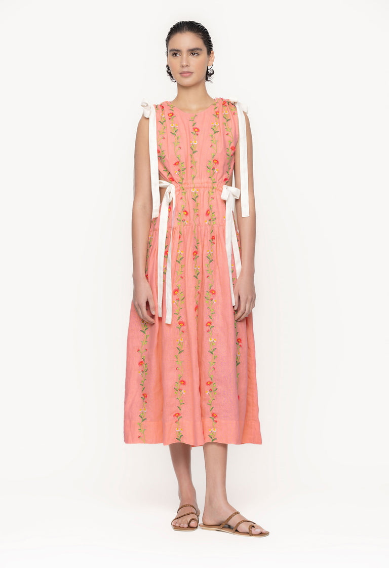 Guaguanco-Remedios-Embroidered-Midi-Dress-11274 - 1