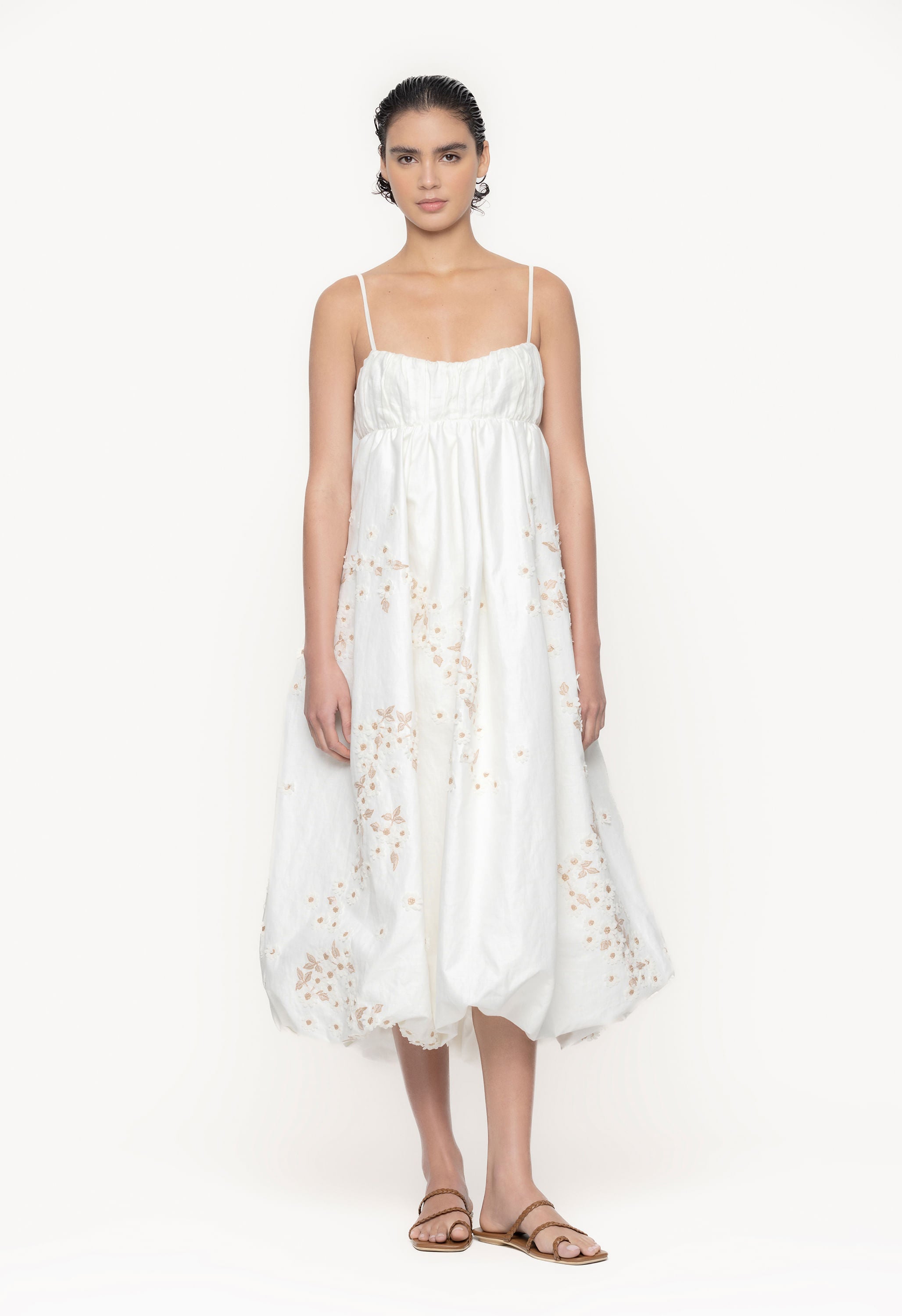 Limonaria-Libros-3d-Embroidered-Midi-Dress-11235