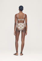 Thumbnail - Magenta-Calado-Embroidered-Bikini-Bottom-13404-2 - 7