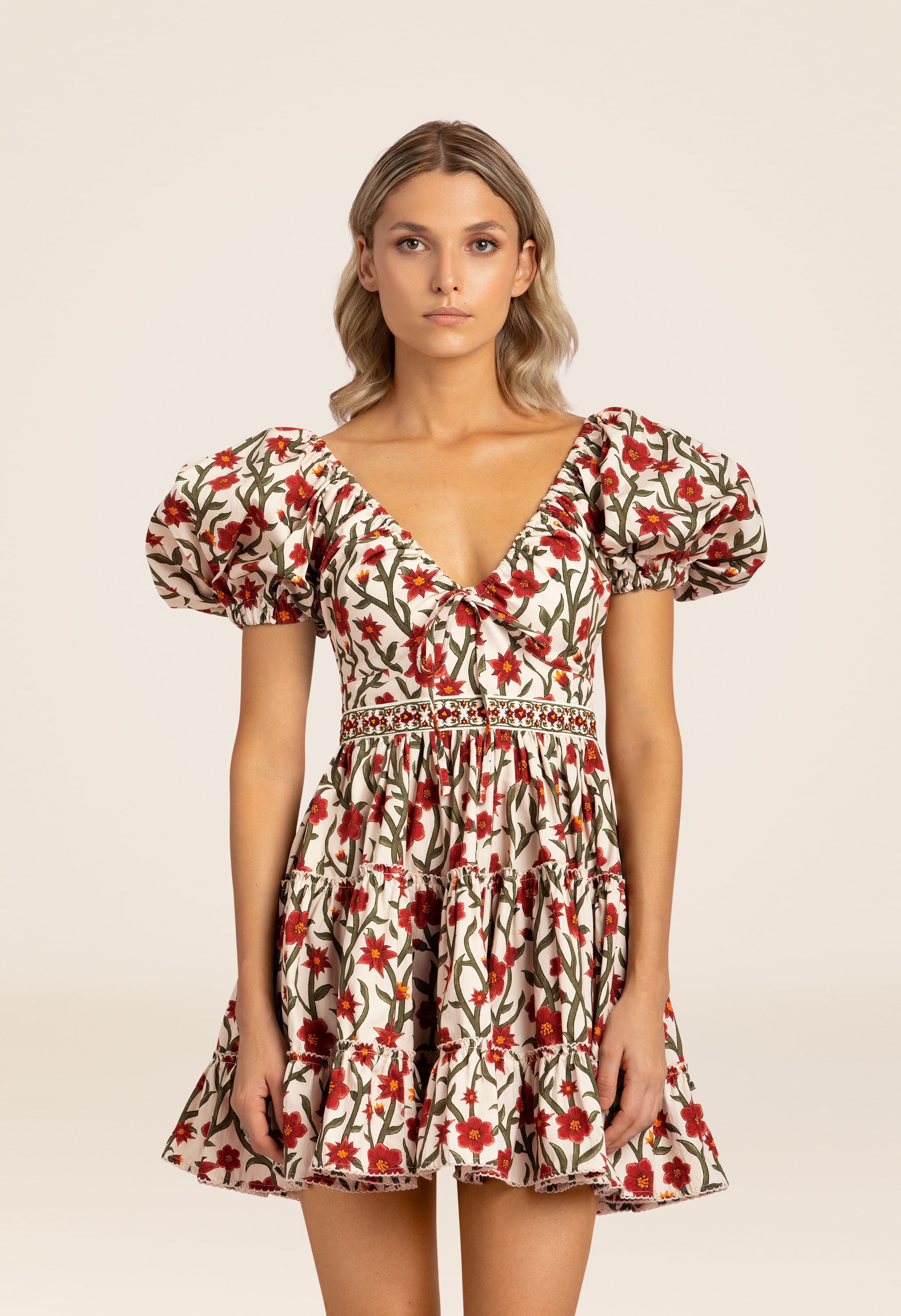 Manzanilla-Mandevilla-Scarlet-Red-Mini-Dress-8544