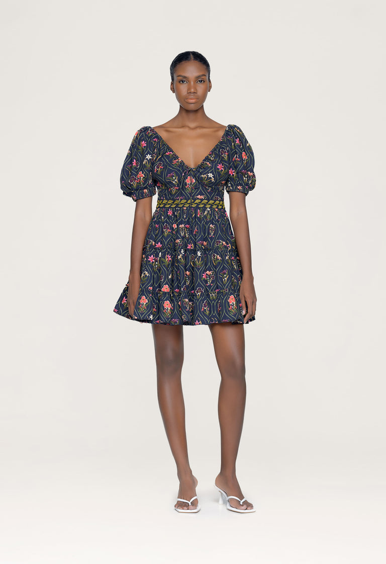 Manzanilla-Pacifico-Embroidered-Mini-Dress-13395-1 - 1