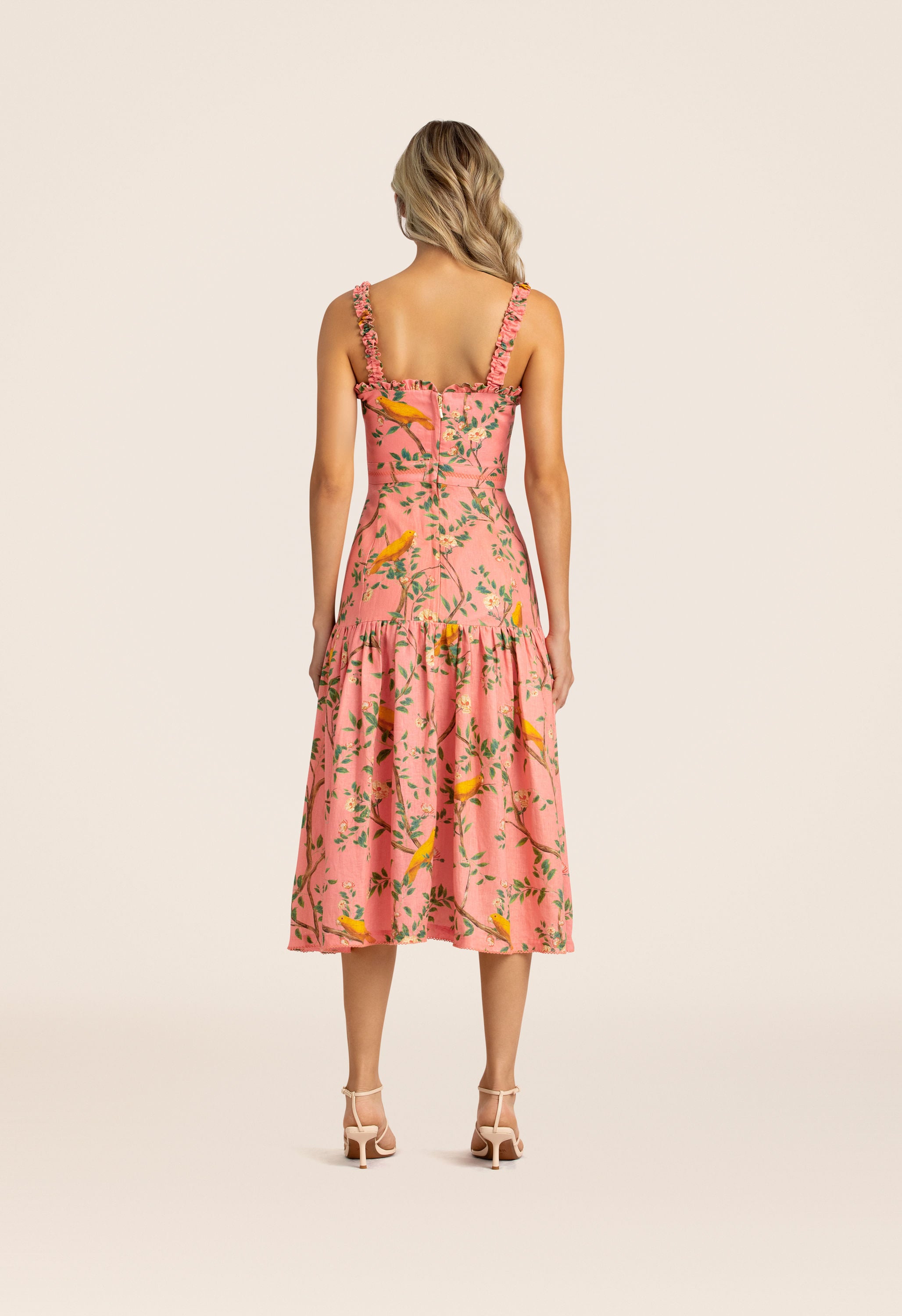 Nispero-Canarios-Pink-Midi-Dress-8365