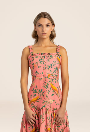 Nispero-Canarios-Pink-Midi-Dress-8365