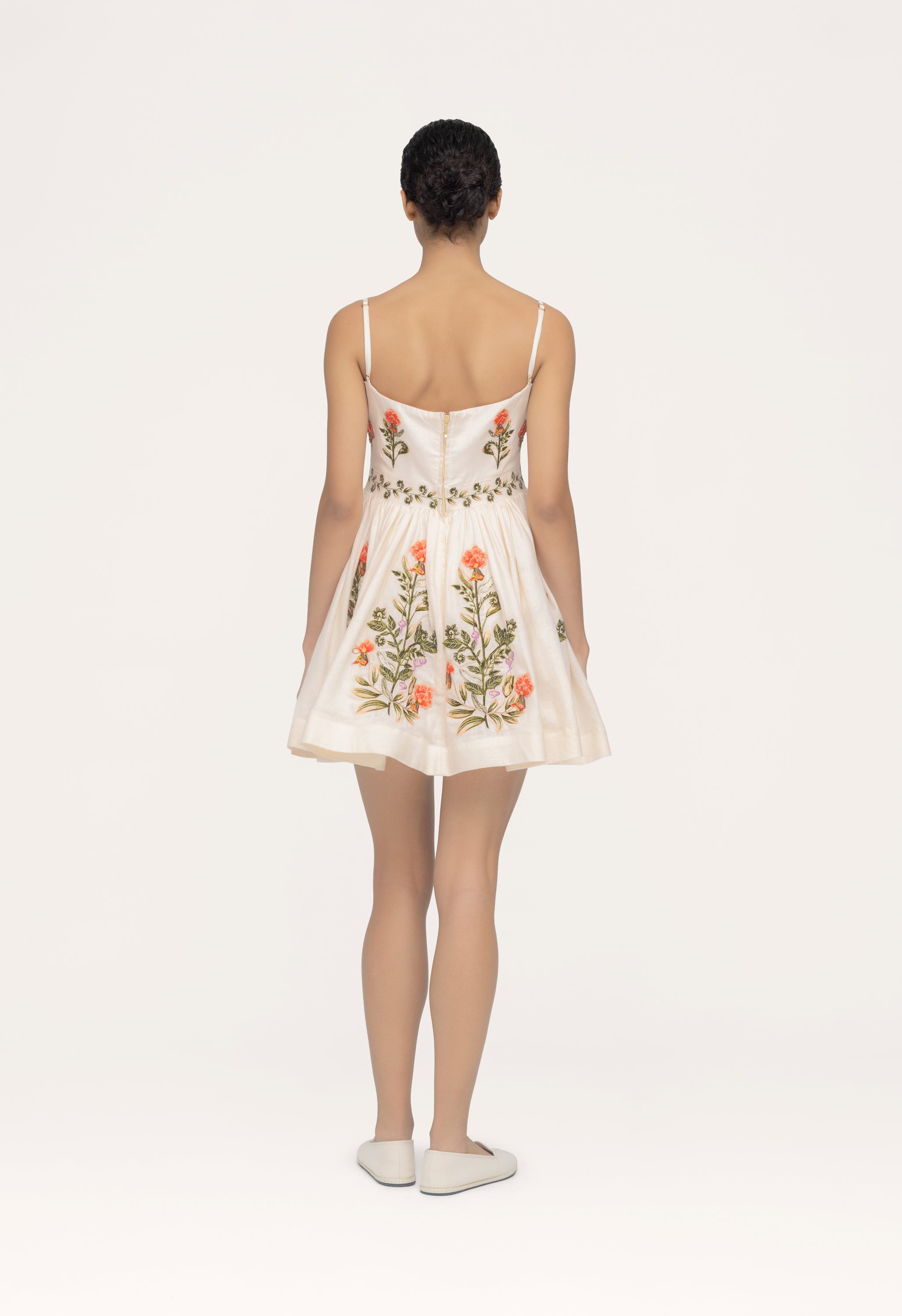 【sumiere】Cardamom dress / Glacé flower Sapucai Cultivo Mini Dress | Agua by Agua Bendita – AGUA by
