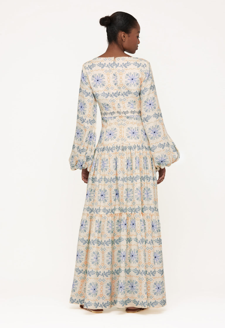 Siena-Chivas-Hand-Embroidered-Linen-Maxi-Dress-12080-2 - 2